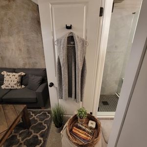 Super cozy grey color Lou and Grey long sweater vest